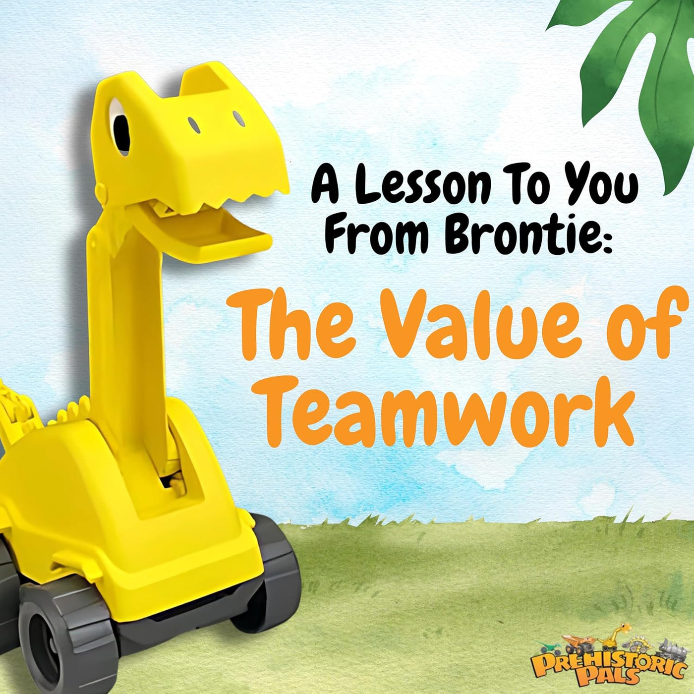Dinosaur Book and Toy Gift Set | Brontie and Pals Build a Park
