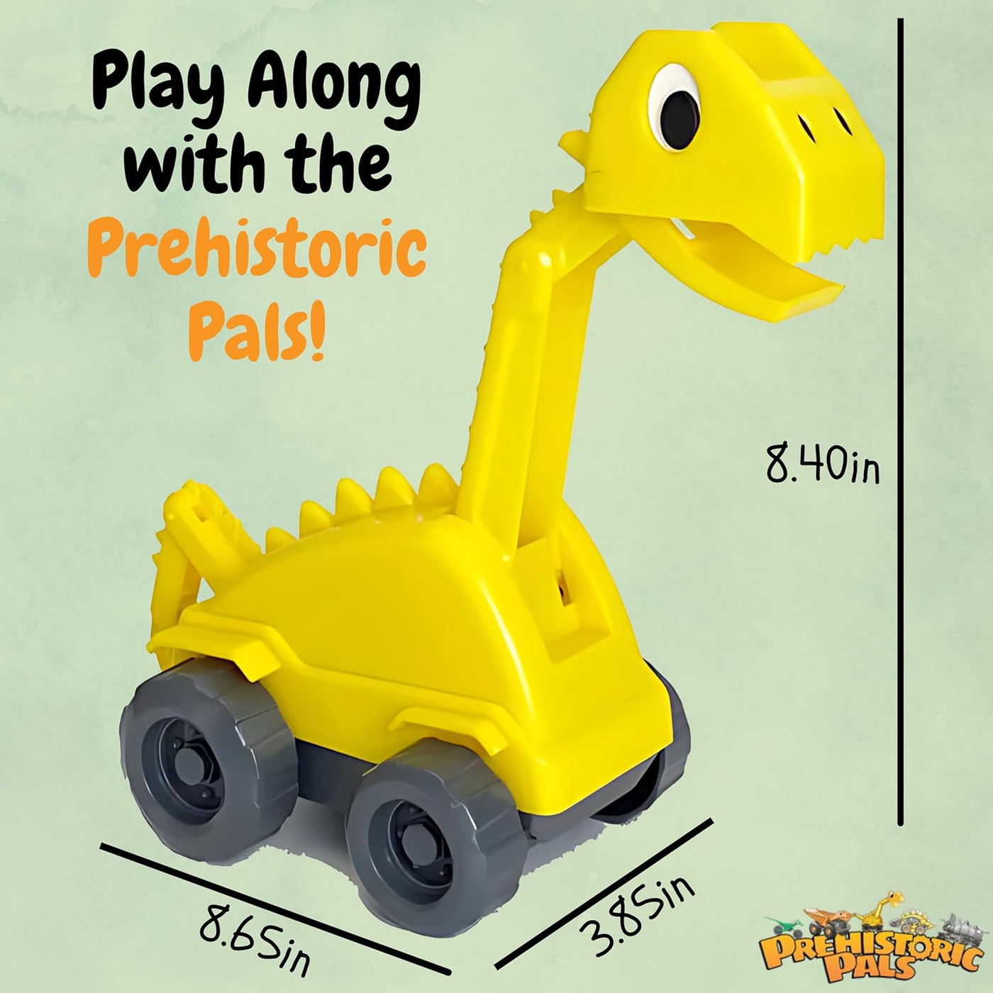 Dinosaur Truck Toy | Brontie from Prehistoric Pals