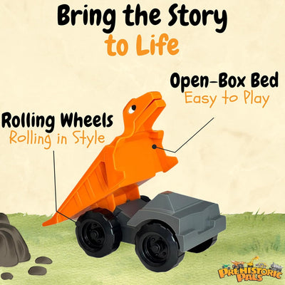 Dinosaur Truck Toy | Bianca Iguanodon Landmover
