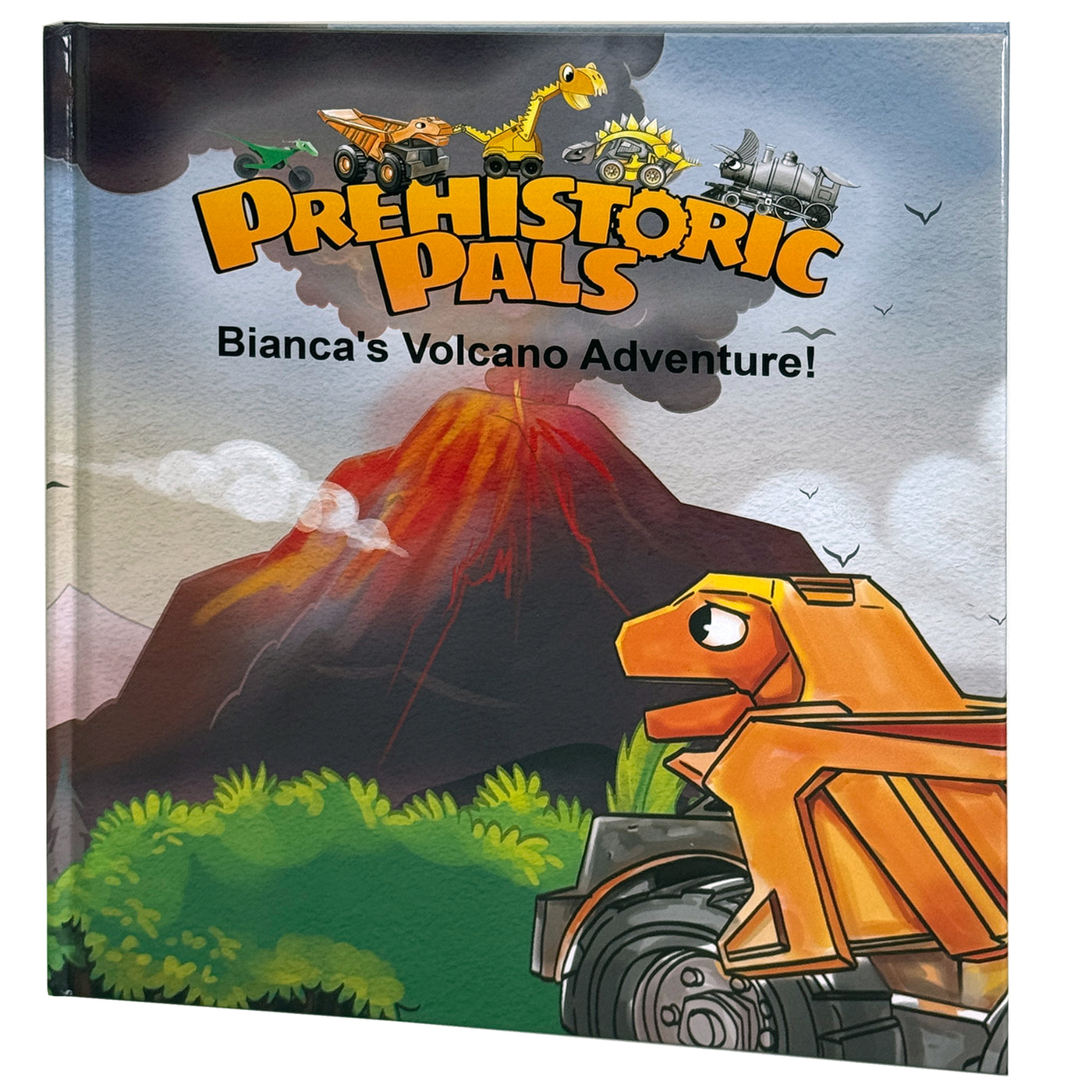 Dinosaur Book-3 for Kids | Bianca's Volcano Adventure!